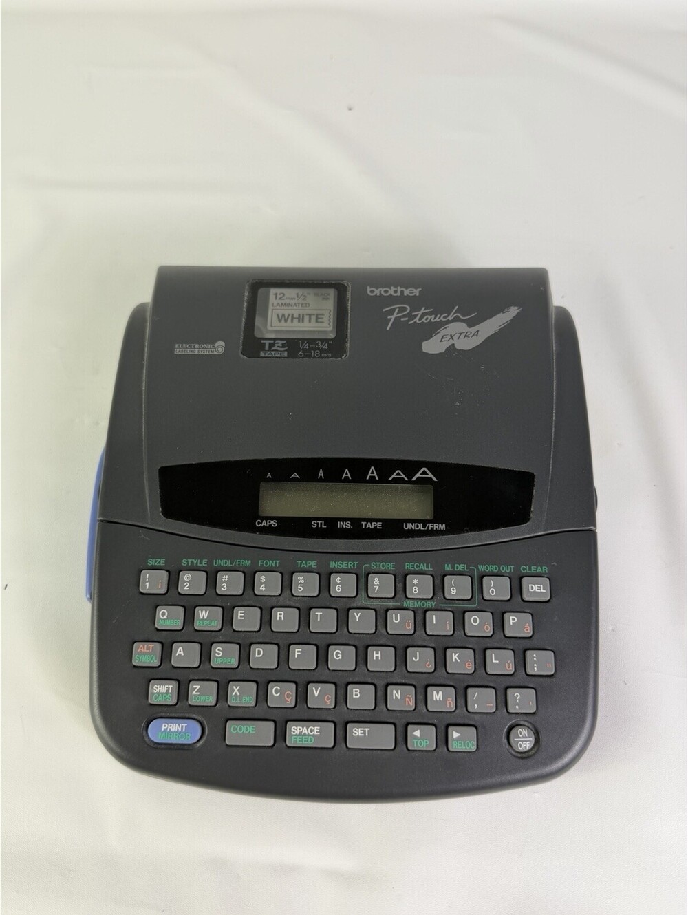 Brother P-Touch PT-320 Label Thermal Printer With Partially Used Label Pack